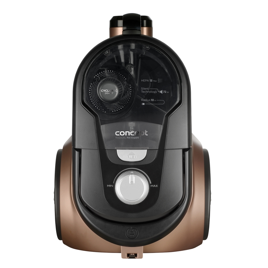 Concept VP5240N - Dammsugare utan påse 4A RADICAL PET EXPERT 2,5 l 800W/230V brons