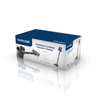 Concept VP6040 - Stick handdammsugare 2i1 ICONIC ANIMAL TELESCOPE 200W/22,2V 2200 mAh blå
