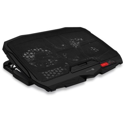 CONNECT IT CCP-2200-RD - Kylplatta för laptop 4x fläkt 2xUSB svart/röd