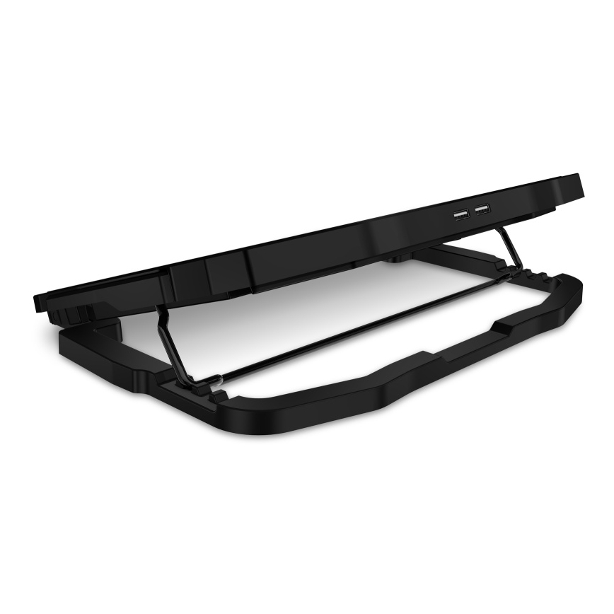 CONNECT IT CCP-2200-RD - Kylplatta för laptop 4x fläkt 2xUSB svart/röd