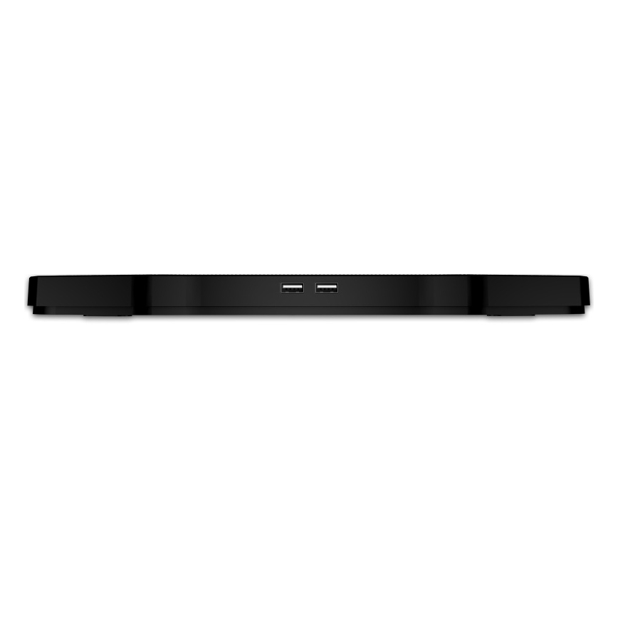 CONNECT IT CCP-2200-RD - Kylplatta för laptop 4x fläkt 2xUSB svart/röd