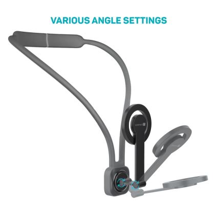 CONNECT IT CFF-6020-GY - Flexibel magnetisk halsbandshållare för MagSafe-telefoner