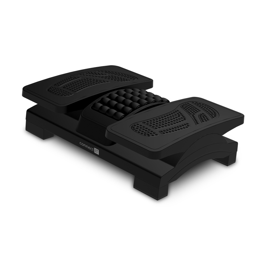 CONNECT IT CFH-4105-BK - Justerbart fotstöd, svart