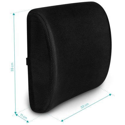 CONNECT IT CFH-5300-BK - Lumbar stolstöd svart