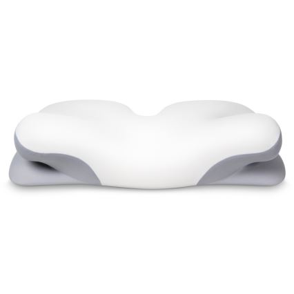CONNECT IT CFH-6030-WH - Anatomiskt formad kudde Virgo vit/grå