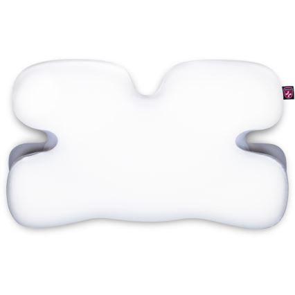 CONNECT IT CFH-6030-WH - Anatomiskt formad kudde Virgo vit/grå