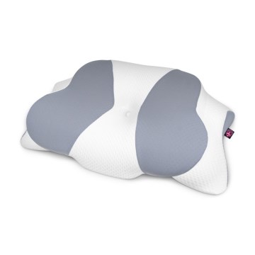 CONNECT IT CFH-6032-WH - Anatomiskt formad kudde Gemini vit/grå