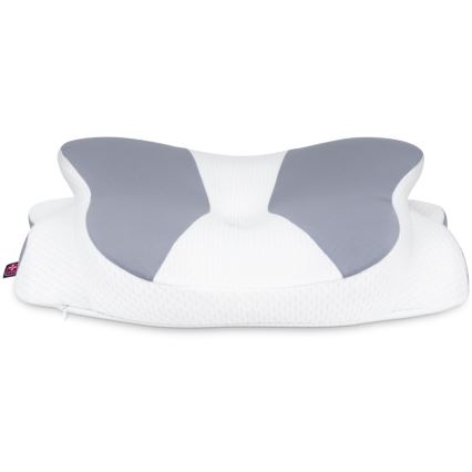 CONNECT IT CFH-6032-WH - Anatomiskt formad kudde Gemini vit/grå