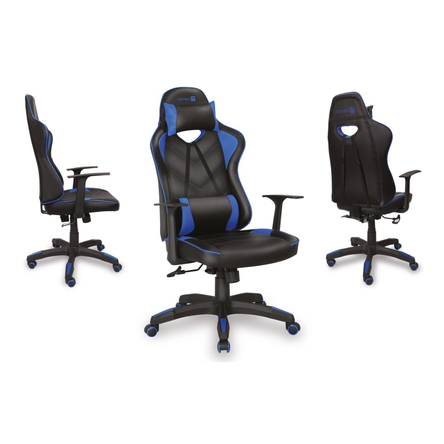 CONNECT IT CGC-0700-BL - Gamingstol LeMans Pro svart/blå
