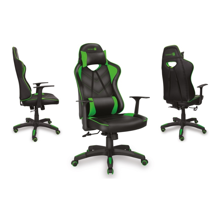 CONNECT IT CGC-0700-GR - Gamingstol LeMans Pro svart/grön