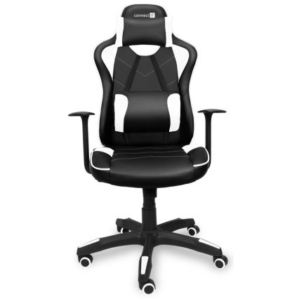 CONNECT IT CGC-0700-WH - Gamingstol LeMans Pro svart/vit