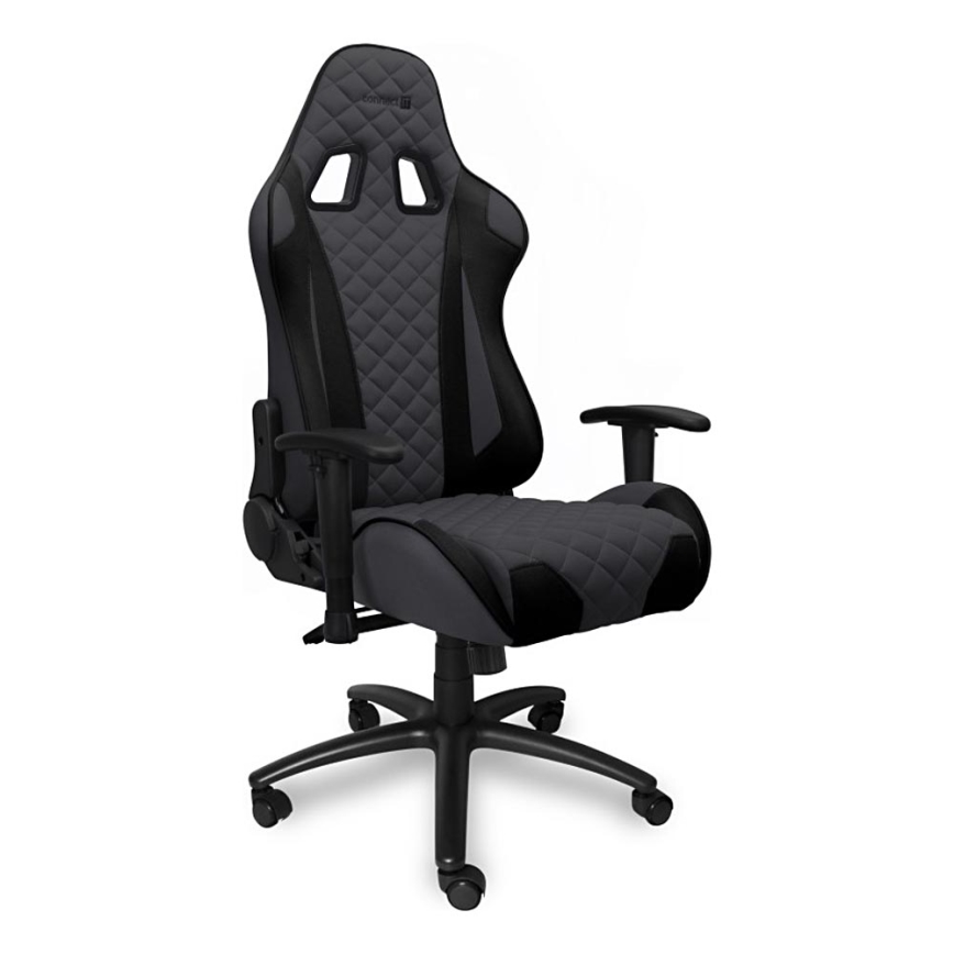 CONNECT IT CGC-1200-GY - Gamingstol Monaco Pro grå/svart