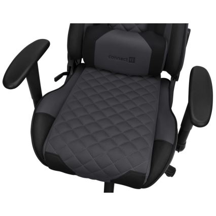 CONNECT IT CGC-1200-GY - Gamingstol Monaco Pro grå/svart