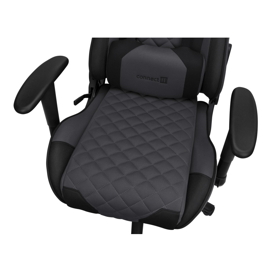 CONNECT IT CGC-1200-GY - Gamingstol Monaco Pro grå/svart