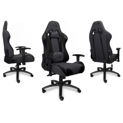 CONNECT IT CGC-1200-GY - Gamingstol Monaco Pro grå/svart