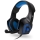 CONNECT IT CHP-5500-BL - LED Gaming hörlurar med sladd Med en mikrofon svart/blå