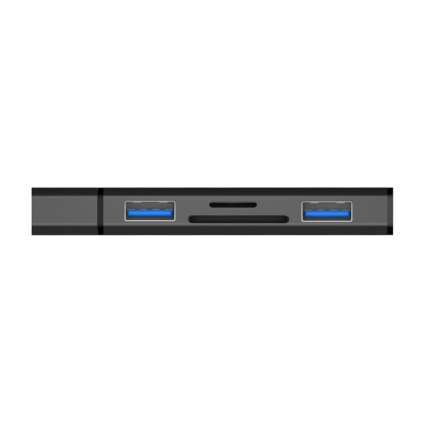 CONNECT IT CHU-4060-AN - USB-A hub med minneskortläsare 04.01.2001
