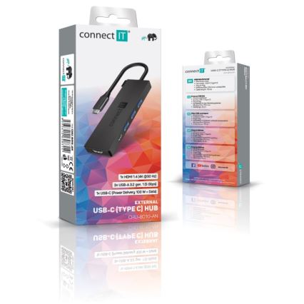 CONNECT IT CHU-8010-AN - USB-C hub 05.01.2001