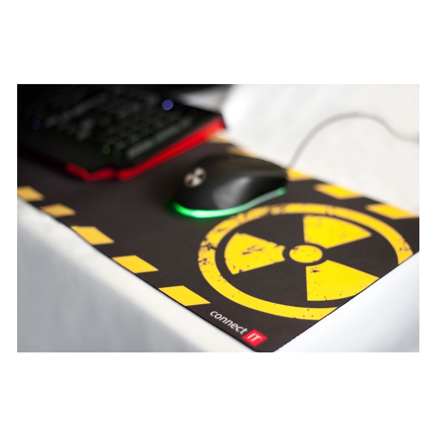 CONNECT IT CI-1128 - LED gaming mus med sladd 1000/1200/1600/3200 DPI svart