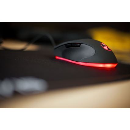 CONNECT IT CI-1128 - LED gaming mus med sladd 1000/1200/1600/3200 DPI svart