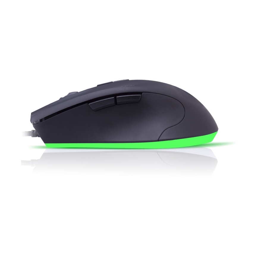 CONNECT IT CI-1128 - LED gaming mus med sladd 1000/1200/1600/3200 DPI svart