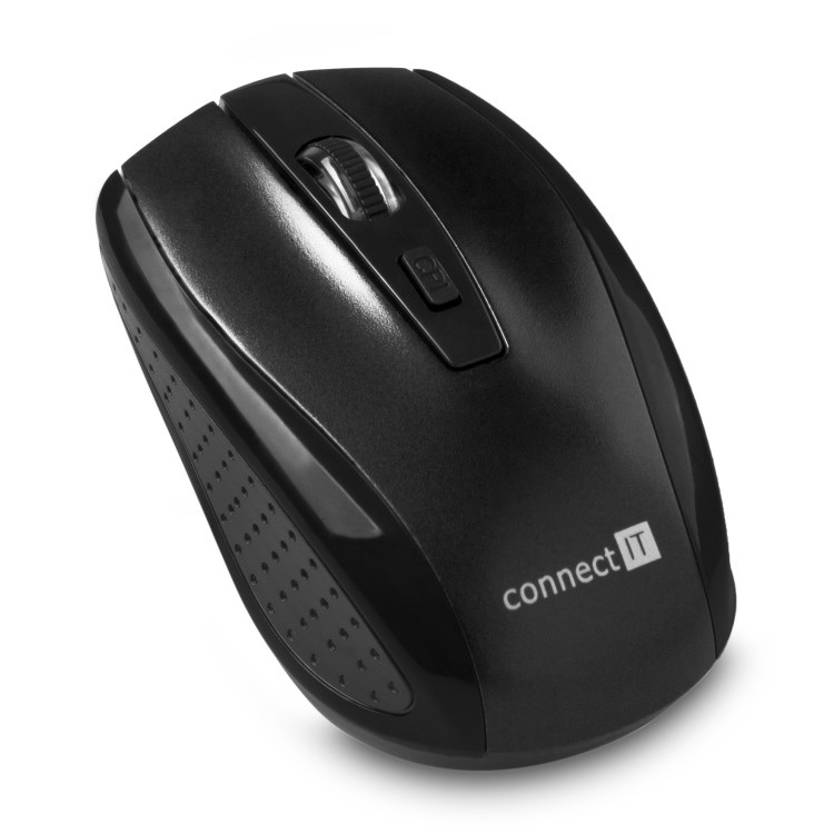 CONNECT IT CI-1223 - Trådlös mus 800/1200/1600 DPI 2xAAA svart