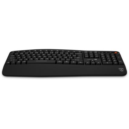 CONNECT IT CKM-6010-CS - Ergonomisk trådlöst tangentbord och mus 800/1200/1600/2400 DPI med lokalisering CZ/SK 1xAA + 2xAAA svart