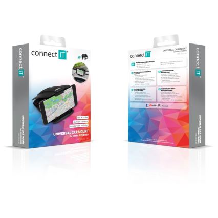 CONNECT IT CMC-5010-BK - Telefonhållare för bil