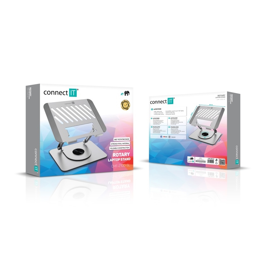 CONNECT IT CMF-2100-SL - Roterande bärbart stativ silver