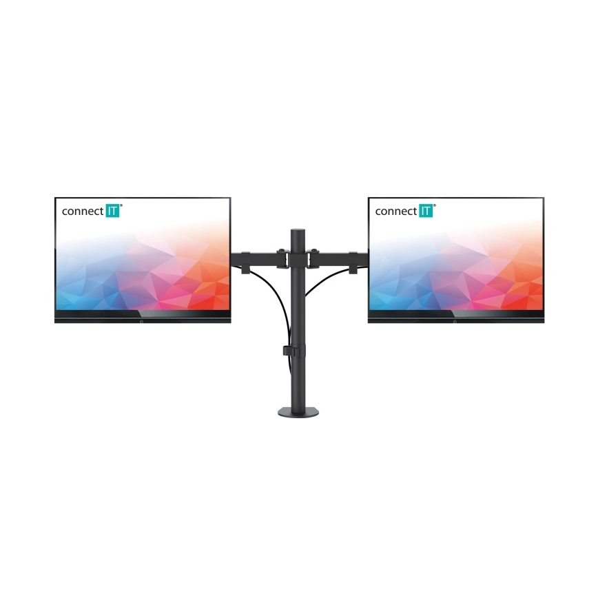 CONNECT IT CMF-3203-BK - Universalhållare för två bildskärmar 13-32” svart