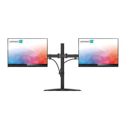 CONNECT IT CMF-3204-BK - Universalhållare för två bildskärmar 13-32” svart