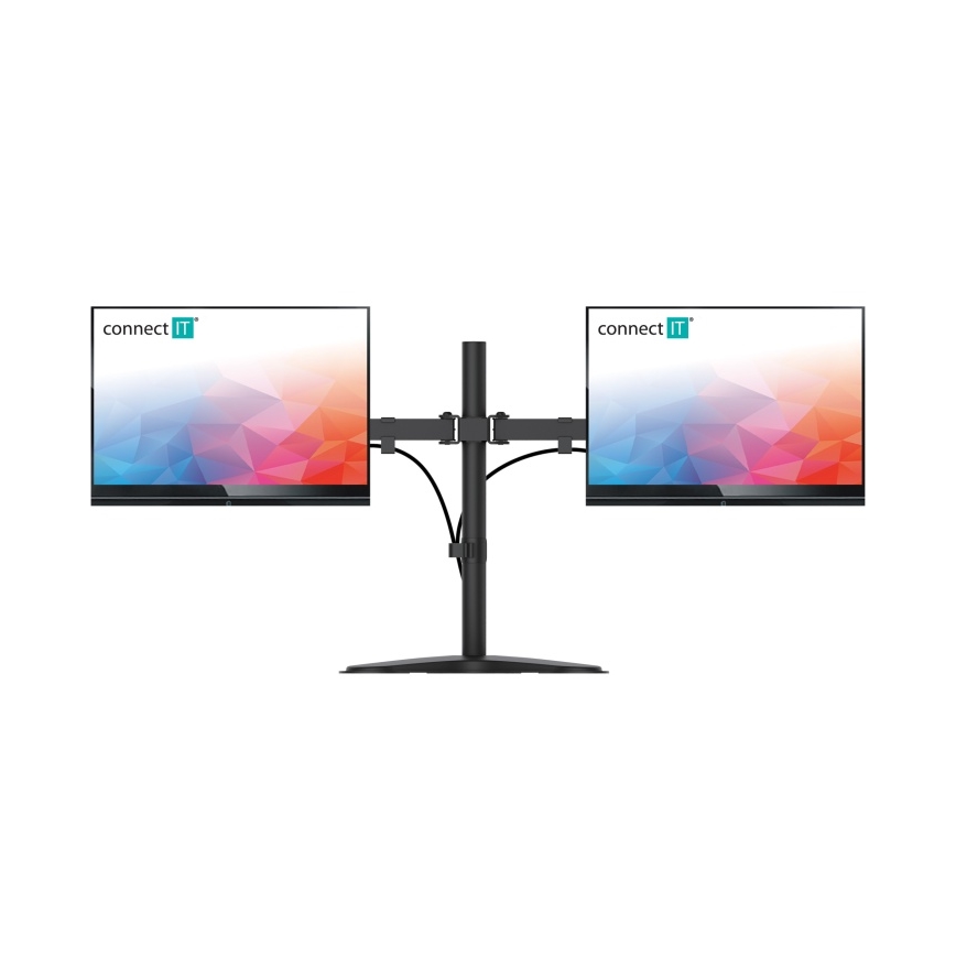 CONNECT IT CMF-3204-BK - Universalhållare för två bildskärmar 13-32” svart