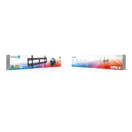 CONNECT IT CMH-6090-BK - Vägghållare för TV 40-100” svart