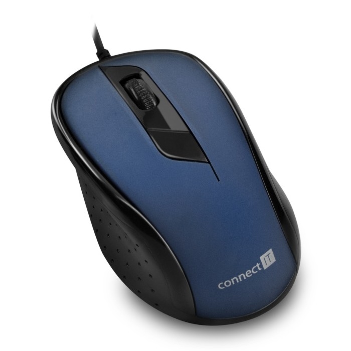 CONNECT IT CMO-1200-BL - Vägghängd toalett 1000 DPI svart/blå