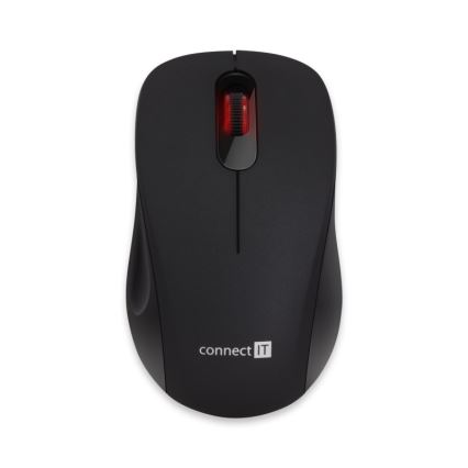 CONNECT IT CMO-2230-BK - Trådlös tyst mus MUTE 1200 DPI 1xAA svart