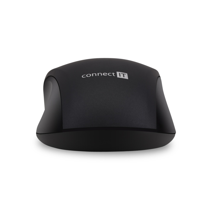 CONNECT IT CMO-2230-BK - Trådlös tyst mus MUTE 1200 DPI 1xAA svart