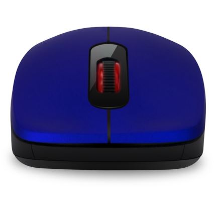 CONNECT IT CMO-2230-BL - Trådlös tyst mus MUTE 1200 DPI 1xAA svart/blå