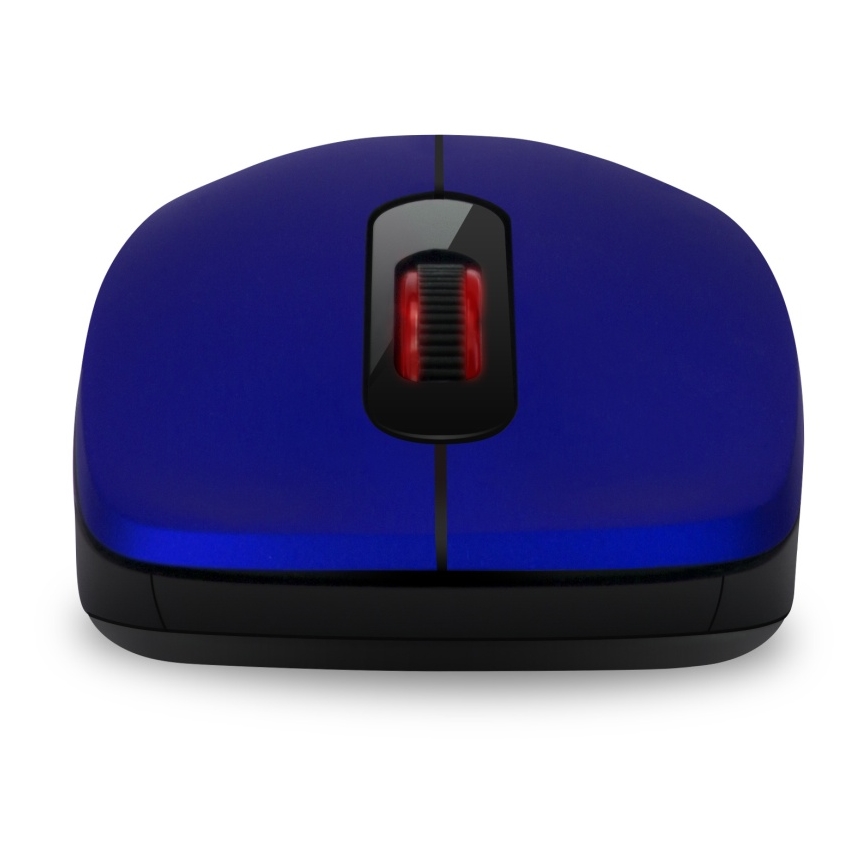 CONNECT IT CMO-2230-BL - Trådlös tyst mus MUTE 1200 DPI 1xAA svart/blå