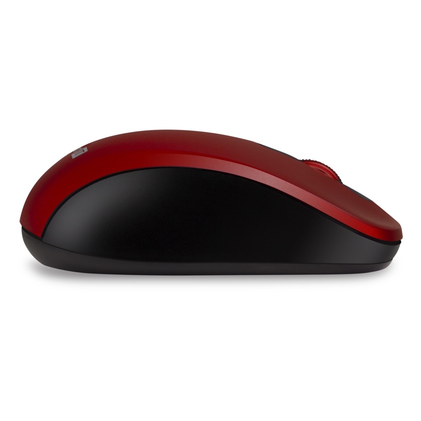 CONNECT IT CMO-2230-RD - Trådlös tyst mus MUTE 1200 DPI 1xAA svart/röd