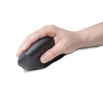 CONNECT IT CMO-2510-BK - Ergonomisk trådlös mus Verti Wireless 800/1200/1600 DPI 2xAAA svart