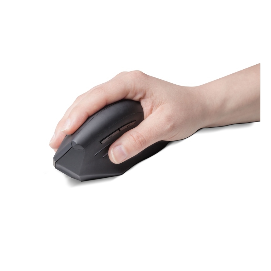 CONNECT IT CMO-2510-BK - Ergonomisk trådlös mus Verti Wireless 800/1200/1600 DPI 2xAAA svart