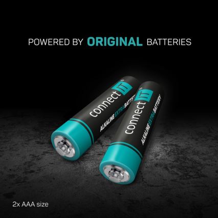 CONNECT IT CMO-2510-BK - Ergonomisk trådlös mus Verti Wireless 800/1200/1600 DPI 2xAAA svart