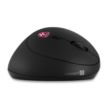 CONNECT IT CMO-2600-BK - Ergonomisk trådlös mus 800/1200/1600 DPI 1xAA svart