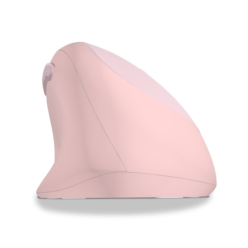 CONNECT IT CMO-2600-PK - Ergonomisk trådlös mus 800/1200/1600 DPI 1xAA rosa
