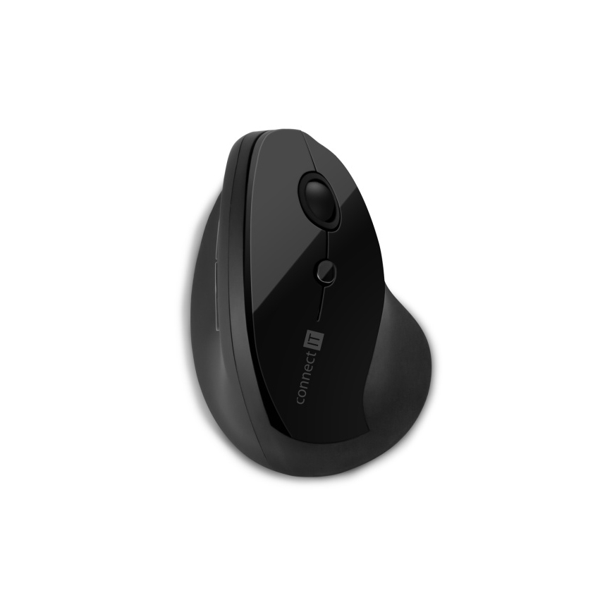 CONNECT IT CMO-2700-BK - Ergonomisk trådlös mus 800/1200/1600 DPI 1xAA svart
