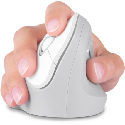 CONNECT IT CMO-2700-WH - Ergonomisk trådlös mus 800/1200/1600 DPI 1xAA vit