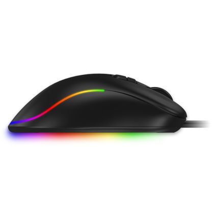 CONNECT IT CMO-3589-BK - LED RGB gaming mus med sladd 200-7200 DPI svart