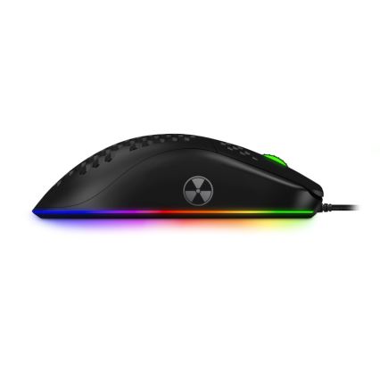 CONNECT IT CMO-5511-BK - LED RGB gaming mus med sladd 200-12800 DPI svart
