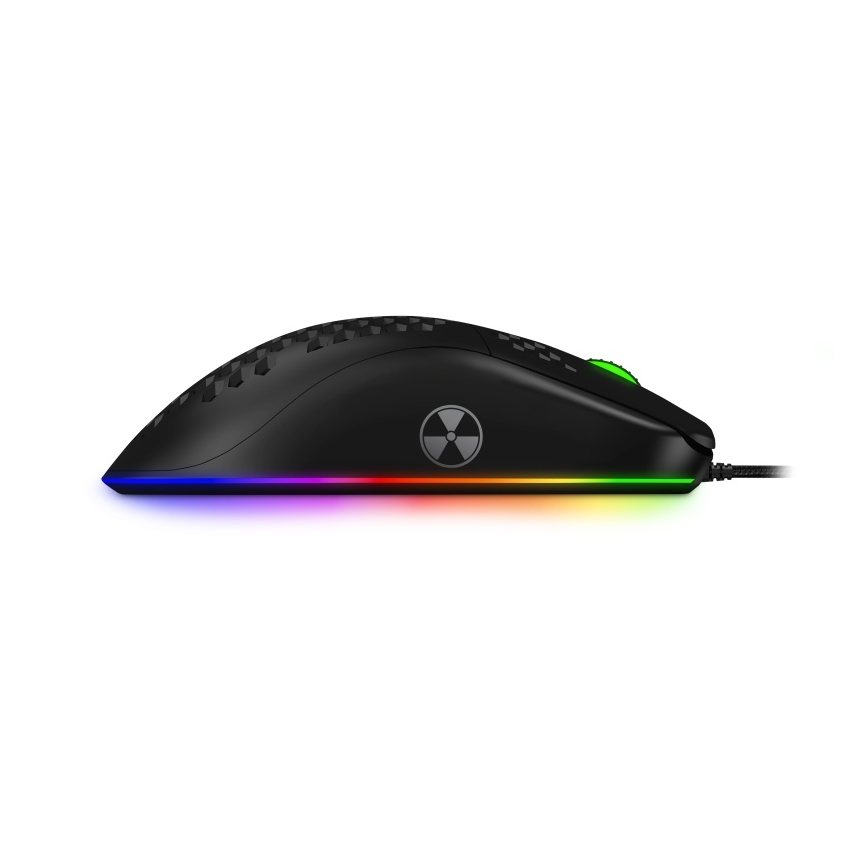 CONNECT IT CMO-5511-BK - LED RGB gaming mus med sladd 200-12800 DPI svart