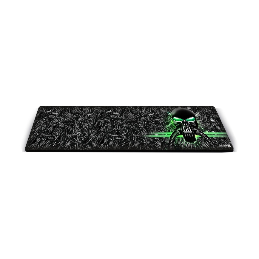 CONNECT IT CMP-1110-LG - Skrivbordsunderlägg för tangentbord och mus 88,6x24,5 cm svart/grön